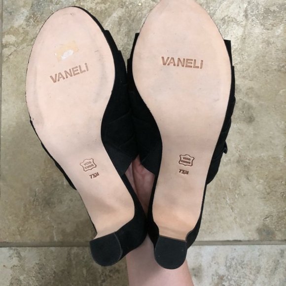 Vaneli Ruffle Suede 3" Heel - Picture 8 of 9